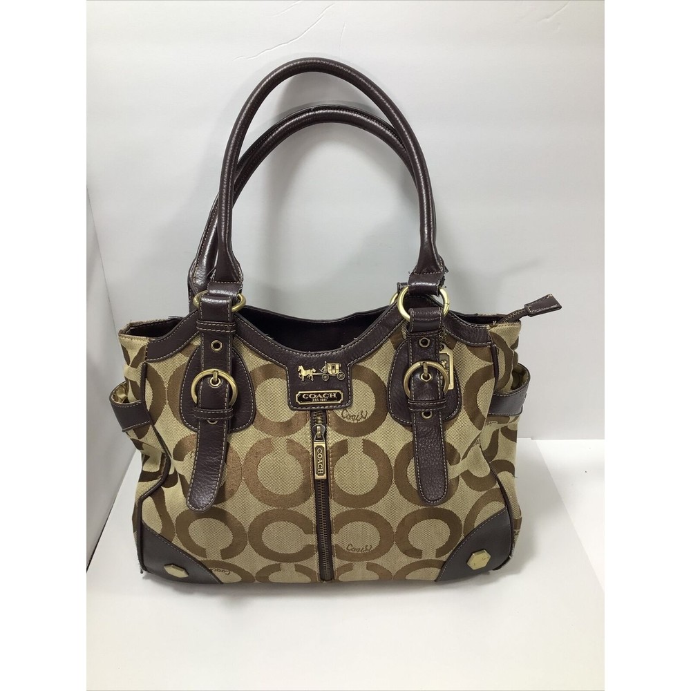 Coach Signature Jacquard Shoulder N°L0868-7035/ Bag